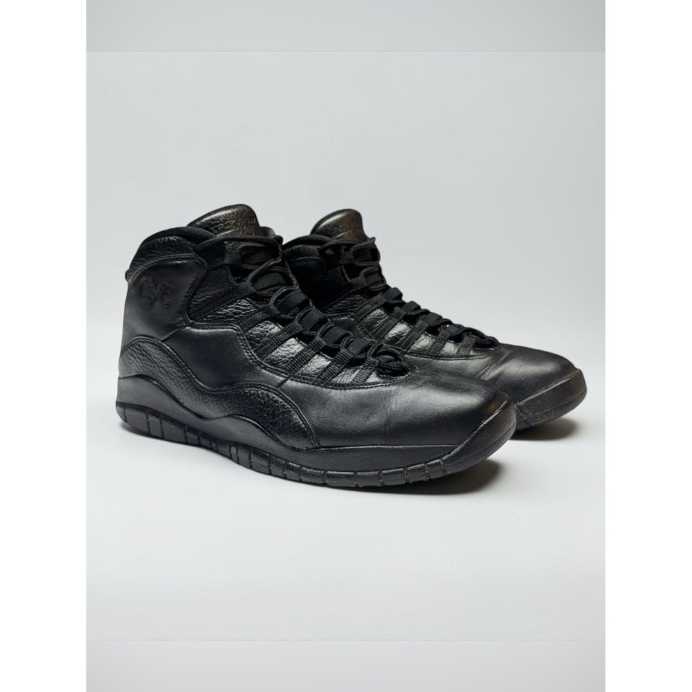 Nike Air Jordan 10 Retro NYC Sneakers 2016 Size 10.5 New York Streetwear Black
